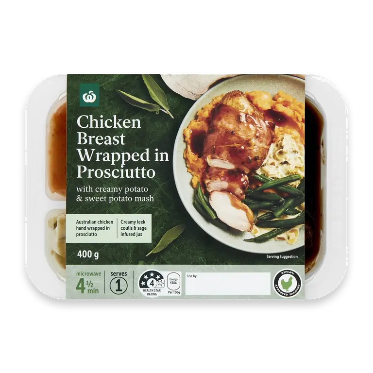 Prosciutto Wrapped Chicken Chilled Meal