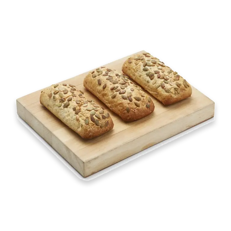 Pumpkin Seed & Purple Wheat Panini Rolls