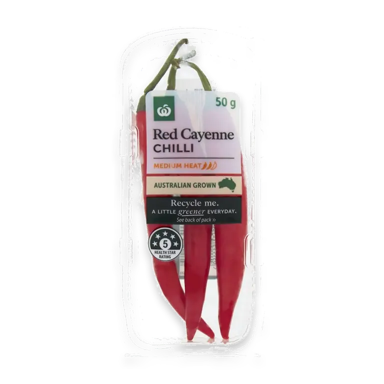 Red Cayenne Chilli Punnet