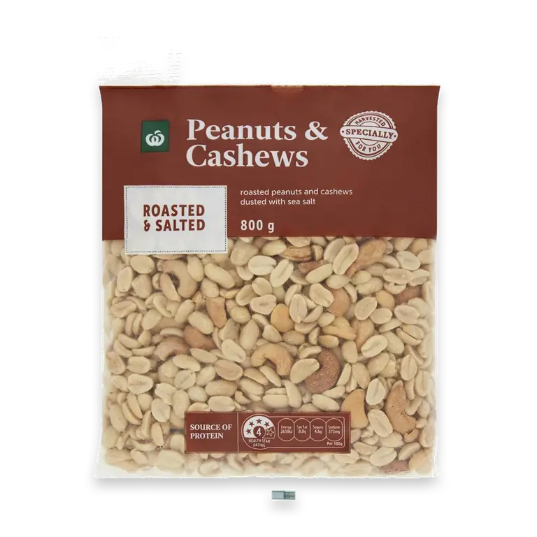 Roasted & Salted Peanuts & Cashews