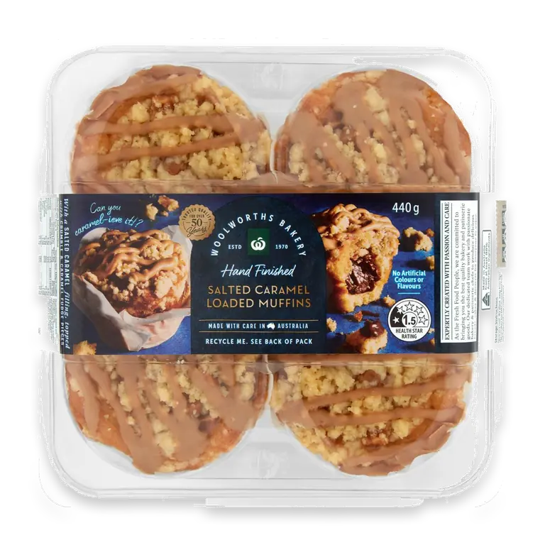 Salted Caramel Loaded Muffin