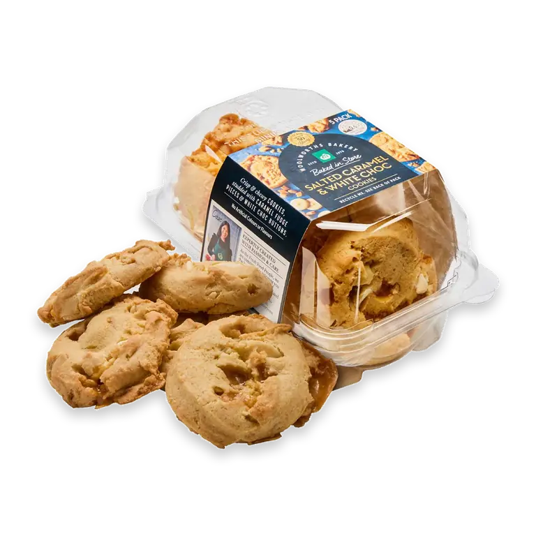 Salted Caramel White Choc Cookies