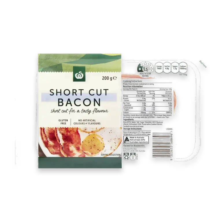 Short Cut Bacon