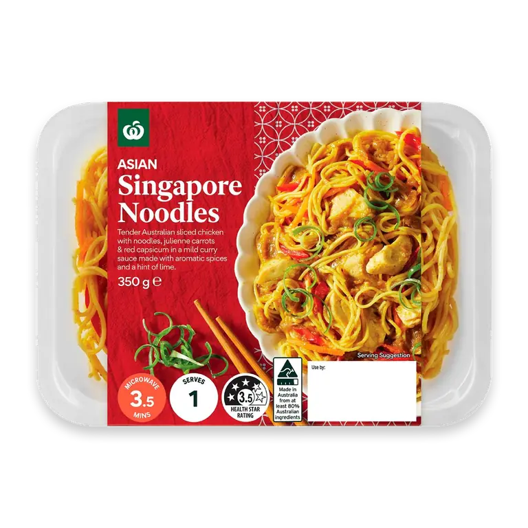 Singapore Noodles Chilled Meal