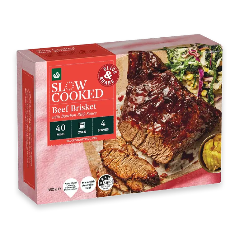 Slow Cooked Beef Brisket With Bourbon BBQ Sauce