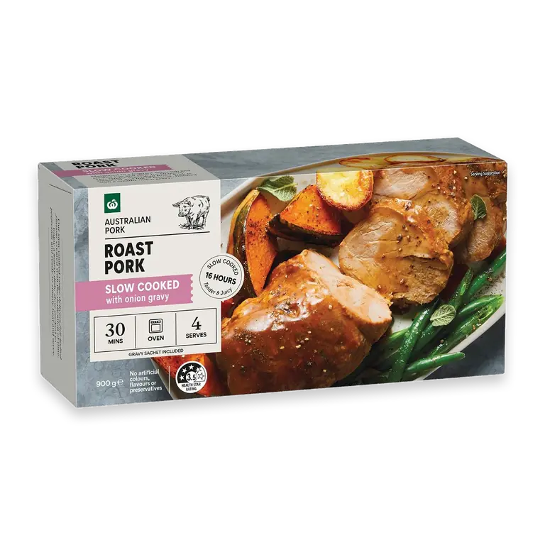 Slow Cooked Pork Roast With Gravy