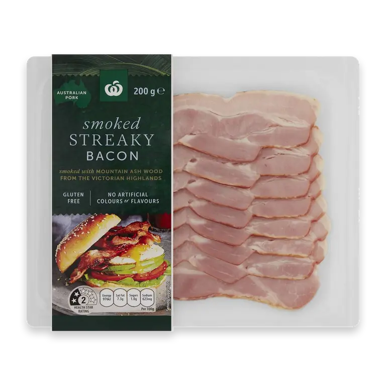 Smoked Australian Streaky Bacon
