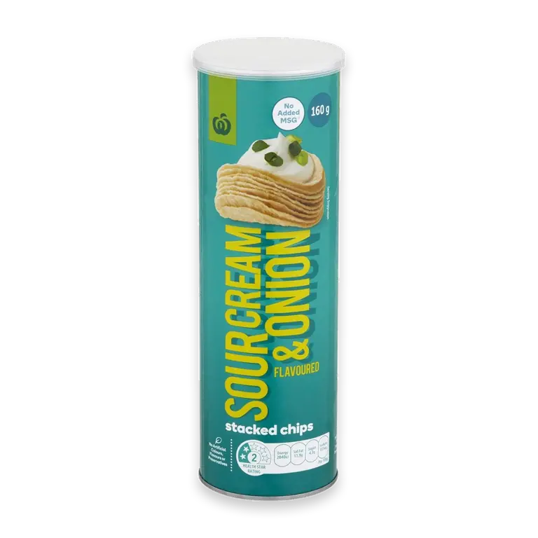 Sour Cream & Onion Stacked Chips