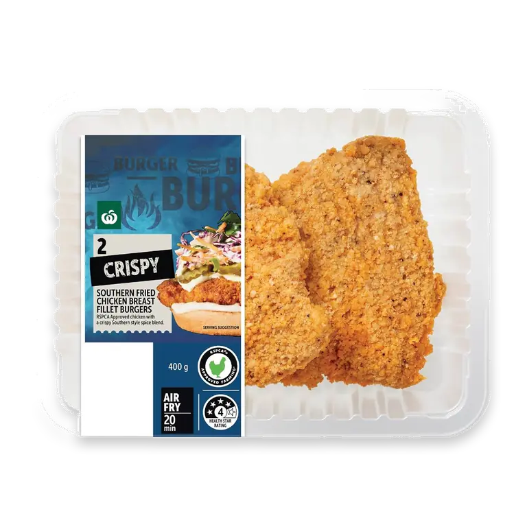 Southern Fried Chicken Breast Fillet Burgers