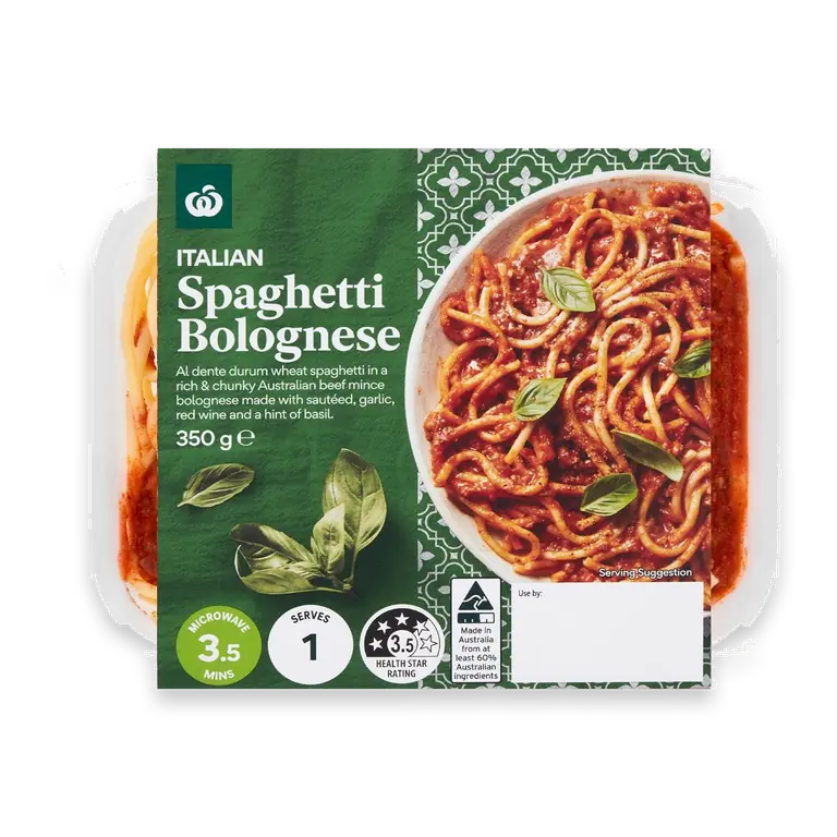 Spaghetti Bolognese Chilled Meal