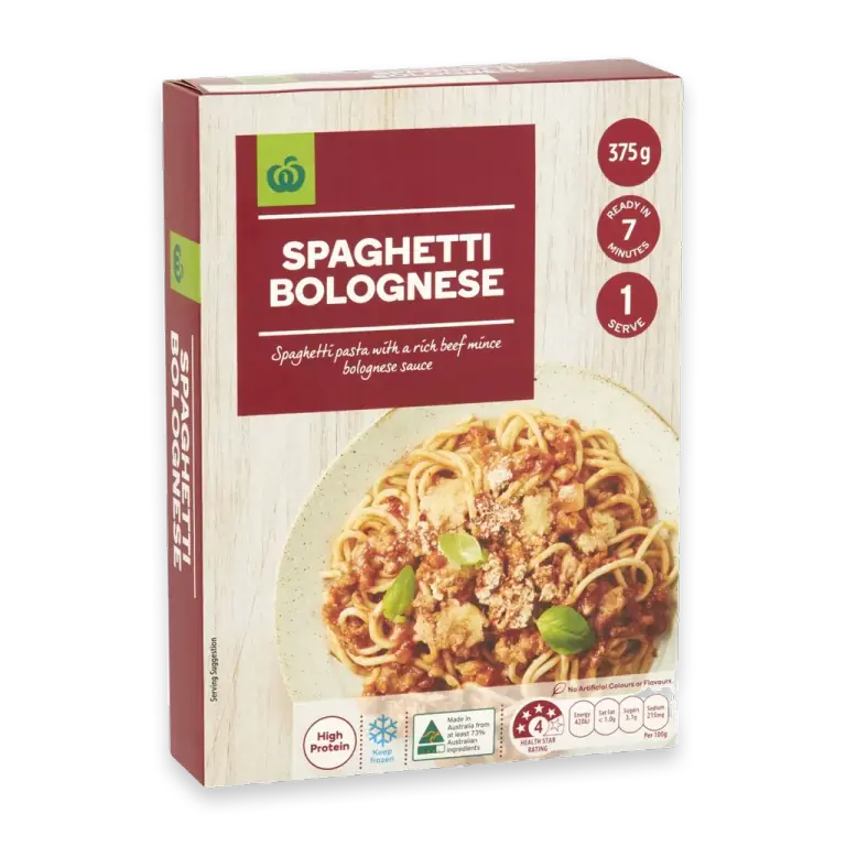 Spaghetti Bolognese Frozen Meal