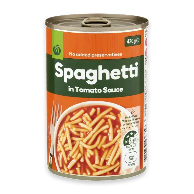 Spaghetti In Tomato Sauce