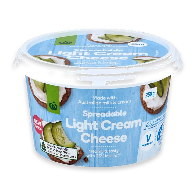 Spreadable Light Cream Cheese