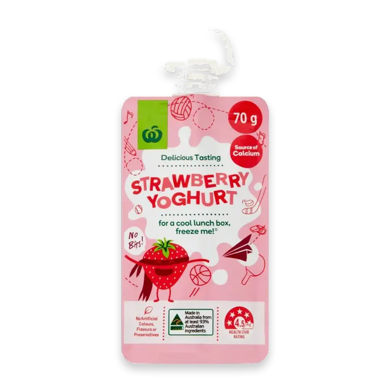 Strawberry Yoghurt Pouch Strawberry