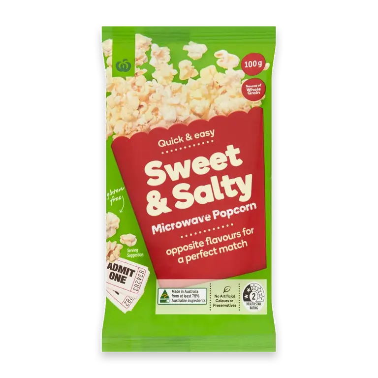 Sweet & Salty Microwave Popcorn