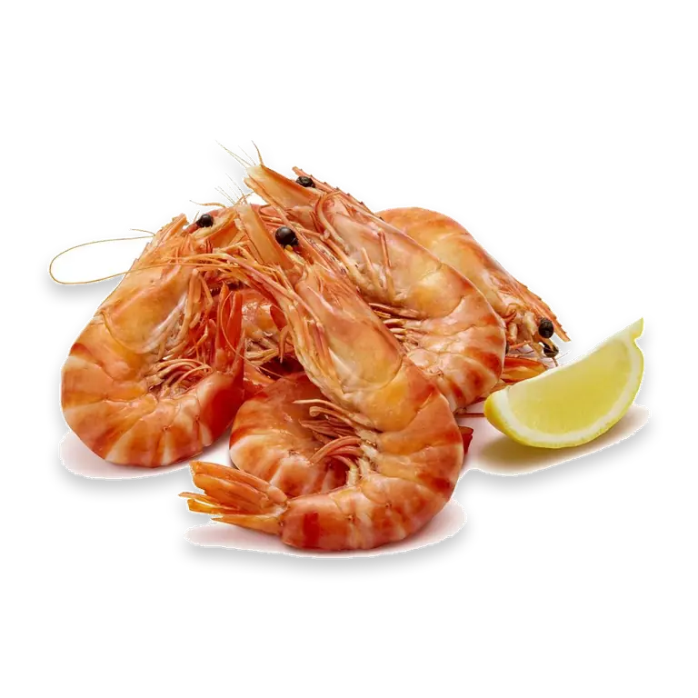 Thawed Cooked Jumbo Tiger Prawns