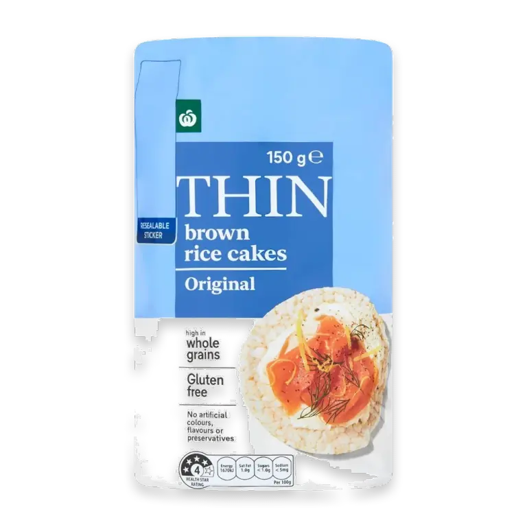 Thin Brown Rice Cakes Original