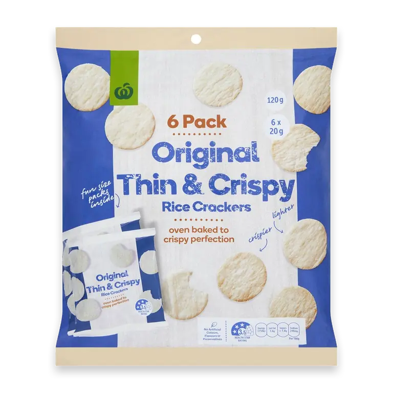 Thin & Crispy Rice Crackers Original