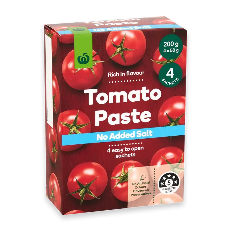 Tomato Paste Sachets No Added Salt