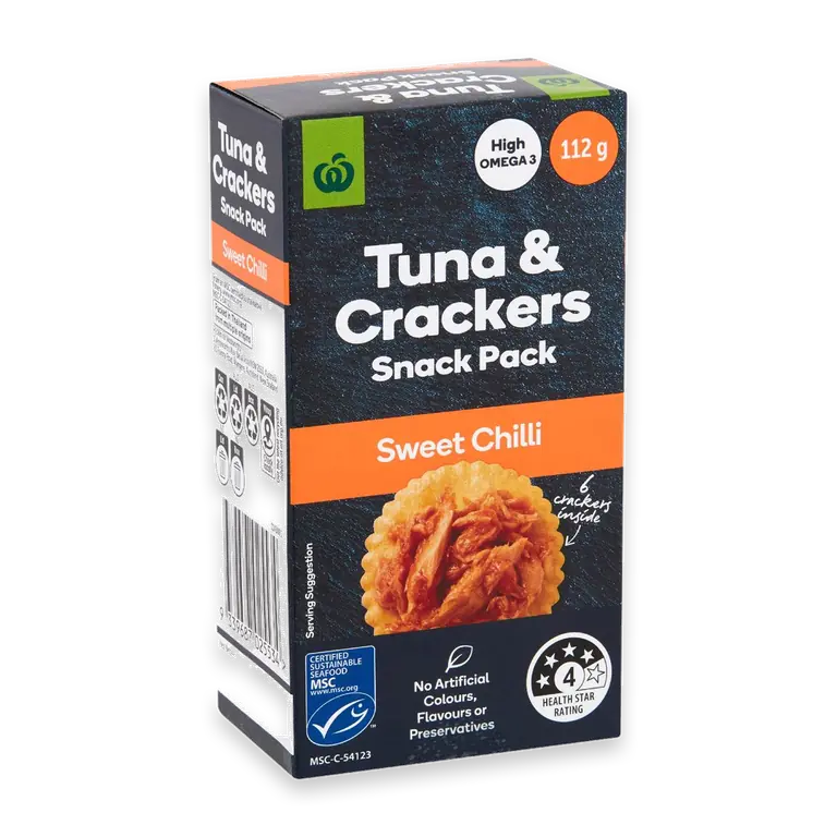 Tuna Sweet Chilli With Crackers