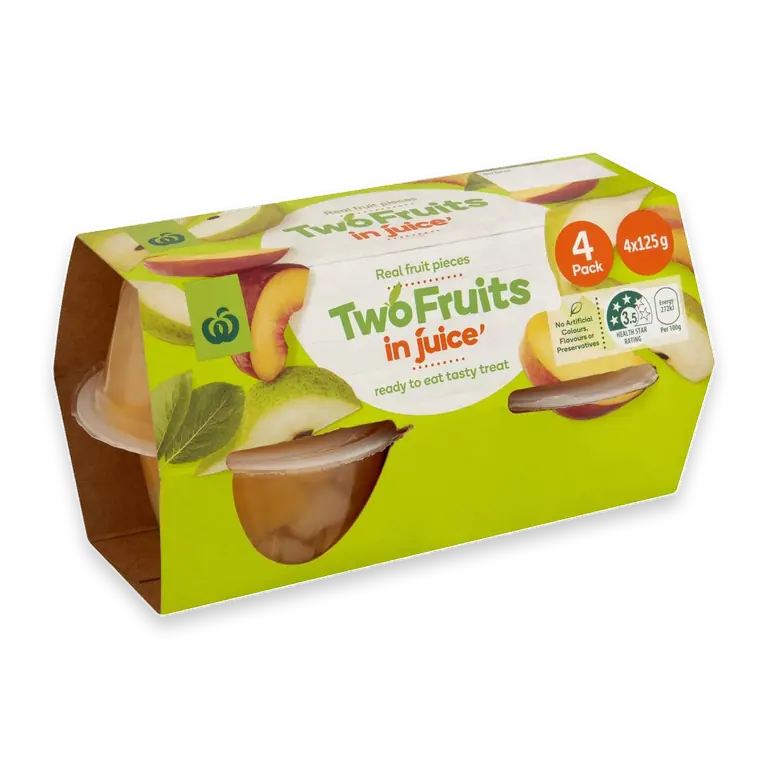 Two Fruits In Juice Cups