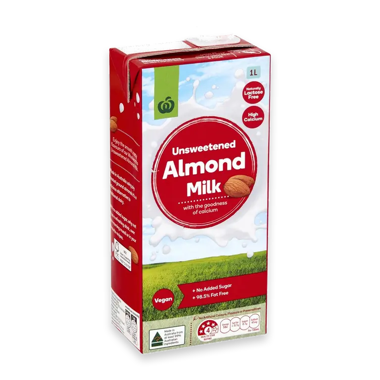 Unsweetened Almond Long Life Milk UHT