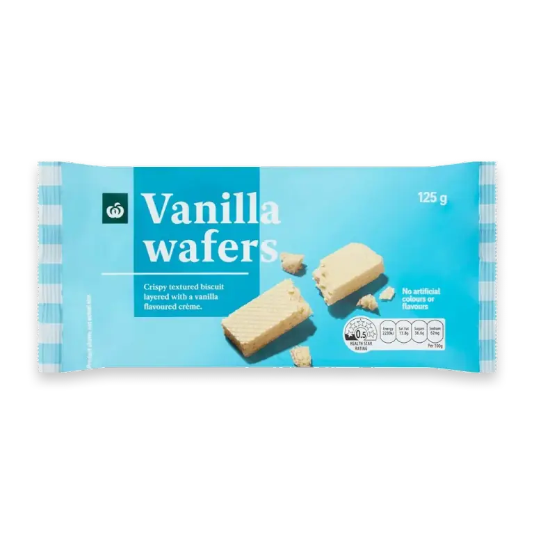 Vanilla Creme Wafer Biscuits