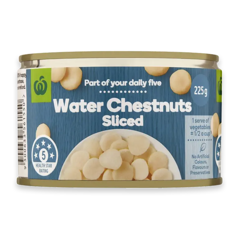 Water Chestnuts Sliced