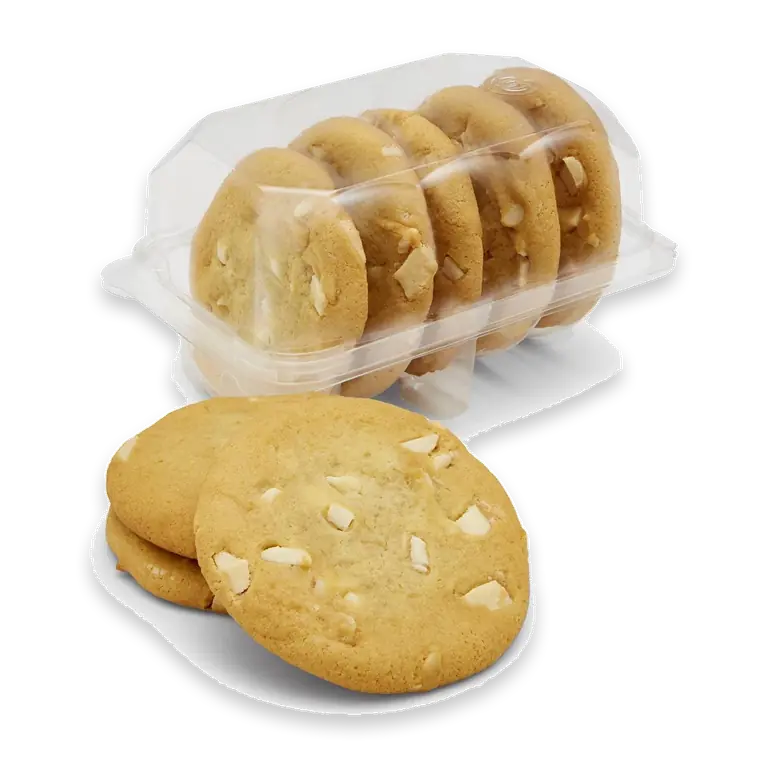 White Choc & Macadamia Cookies