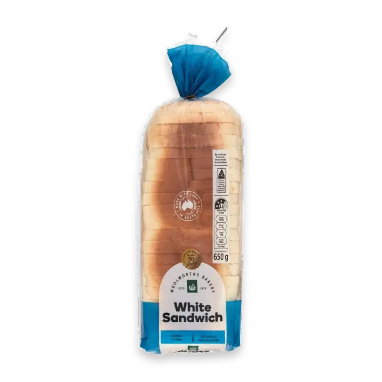 White Sandwich Bread Loaf