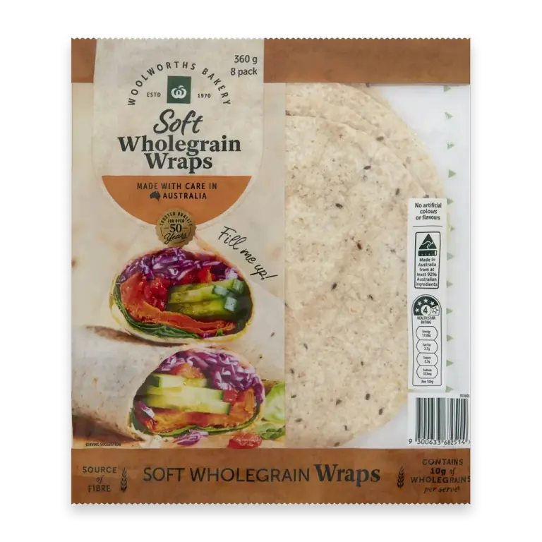 Wholegrain Wrap 8Pk