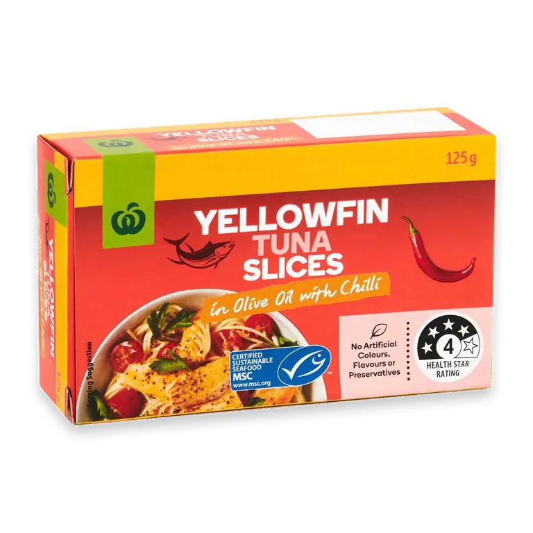 Yellowfin Tuna Slices In Olive Oil With Chilli