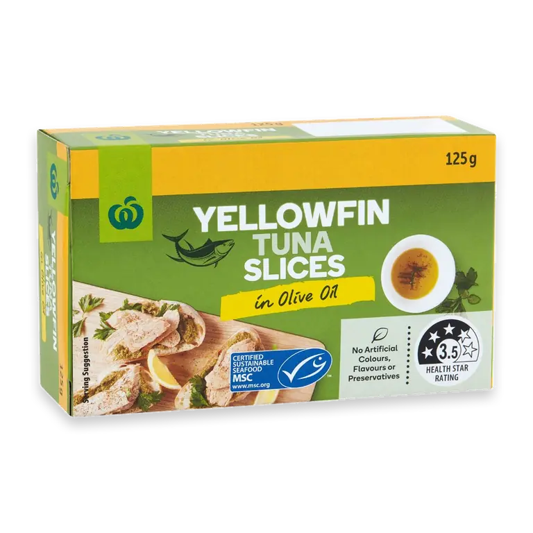Yellowfin Tuna Slices In Olive Oil