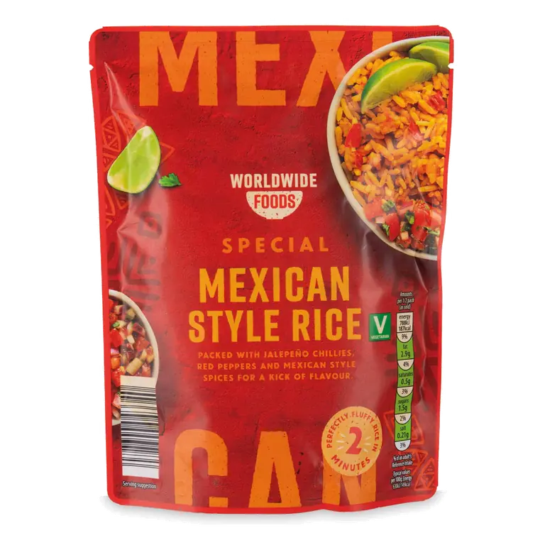 Mexican Style Rice Pouch