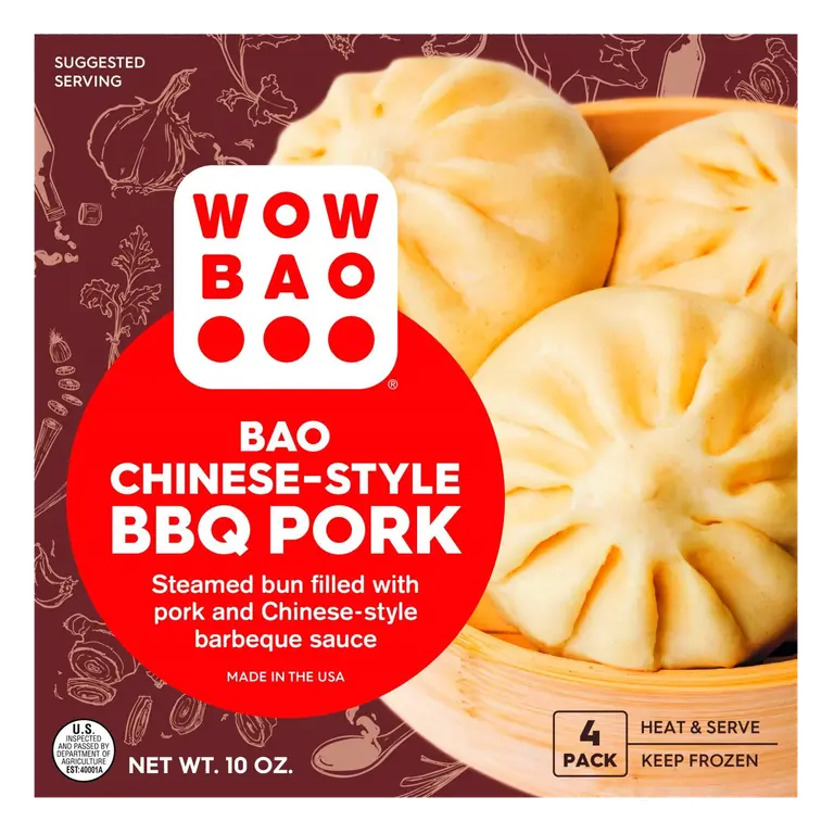 Bao, Chinese-Style BBQ Pork Bao, 4-Pack