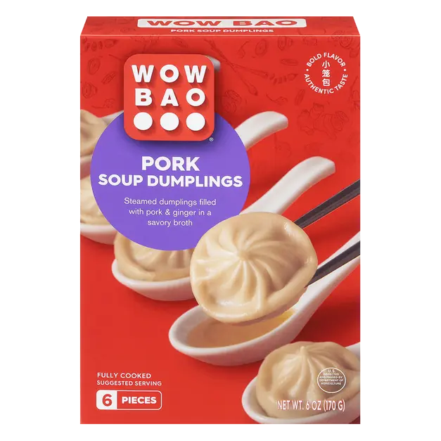 Steamed Pork Soup Dumplings - 6 ct Frozen