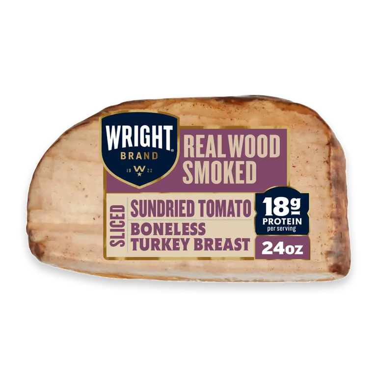 Brand Fully Cooked Real Wood Smoked Sundried Tomato Boneless Turkey Breast