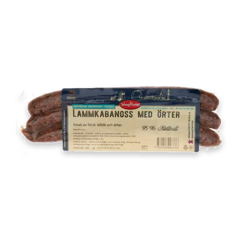 Lammkabanoss Örter & vitlök