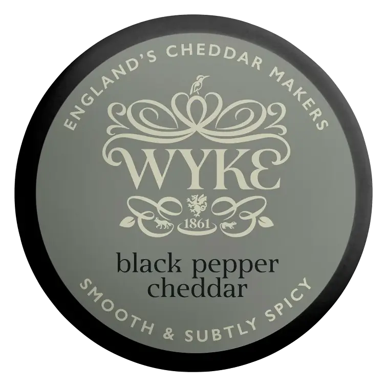 Ost Cheddar Creamy Mature Black pepper 100g