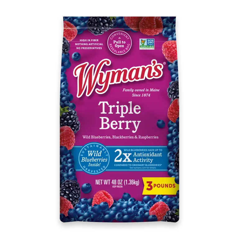 of Maine Triple Berry Blend Frozen Bag