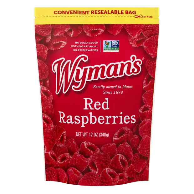 Red Raspberries Frozen