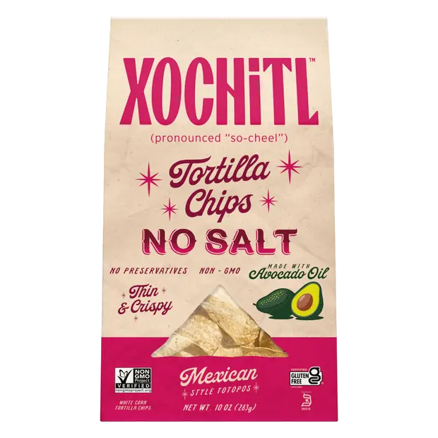 Avocado Oil No Salt Mexican Style Tortilla Chips