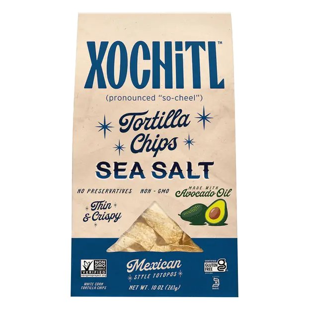Avocado Oil Sea Salt Mexican Style Tortilla Chips