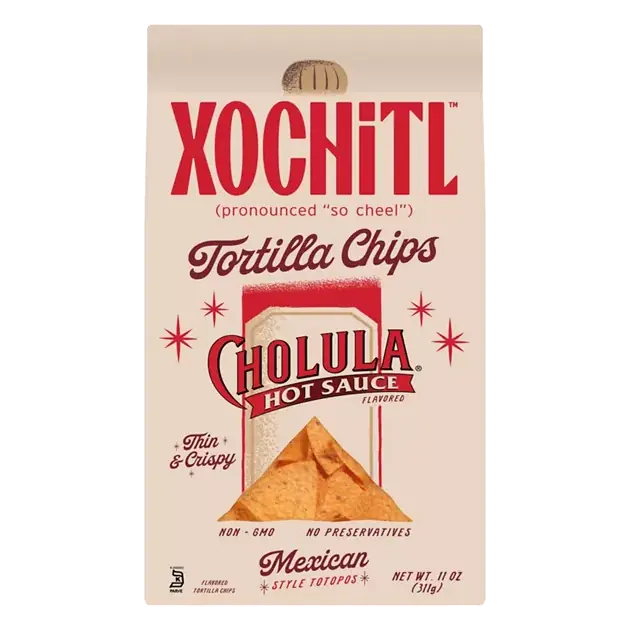 Cholula Mexican Thin & Crispy Hot Sauce Tortilla Chips