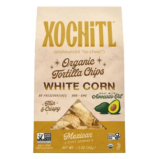 Organic Gluten Free White Corn Tortilla Chips
