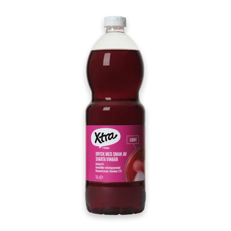 Dryck Svarta Vinbär Light