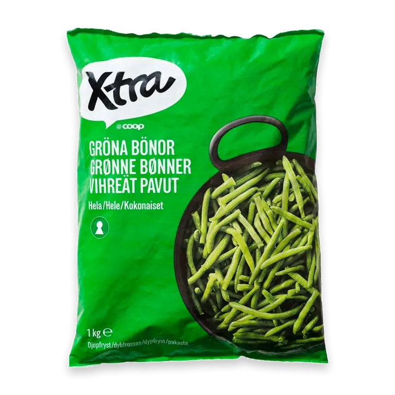 Gröna Bönor Hela
