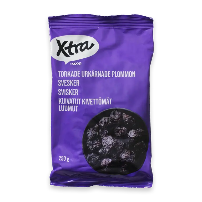 Torkade Plommon Urkärnade