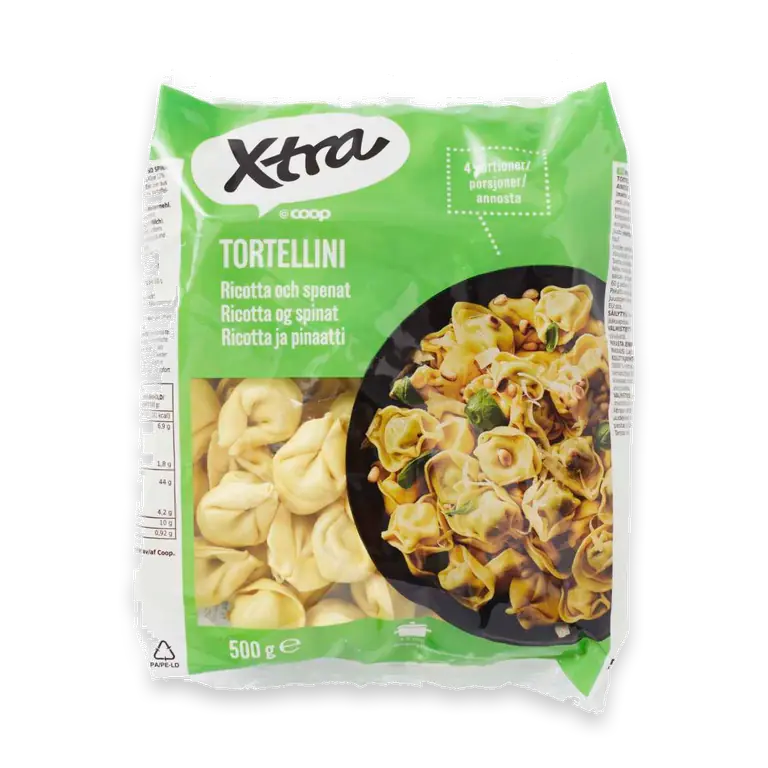 Tortellini Ricotta & spenat