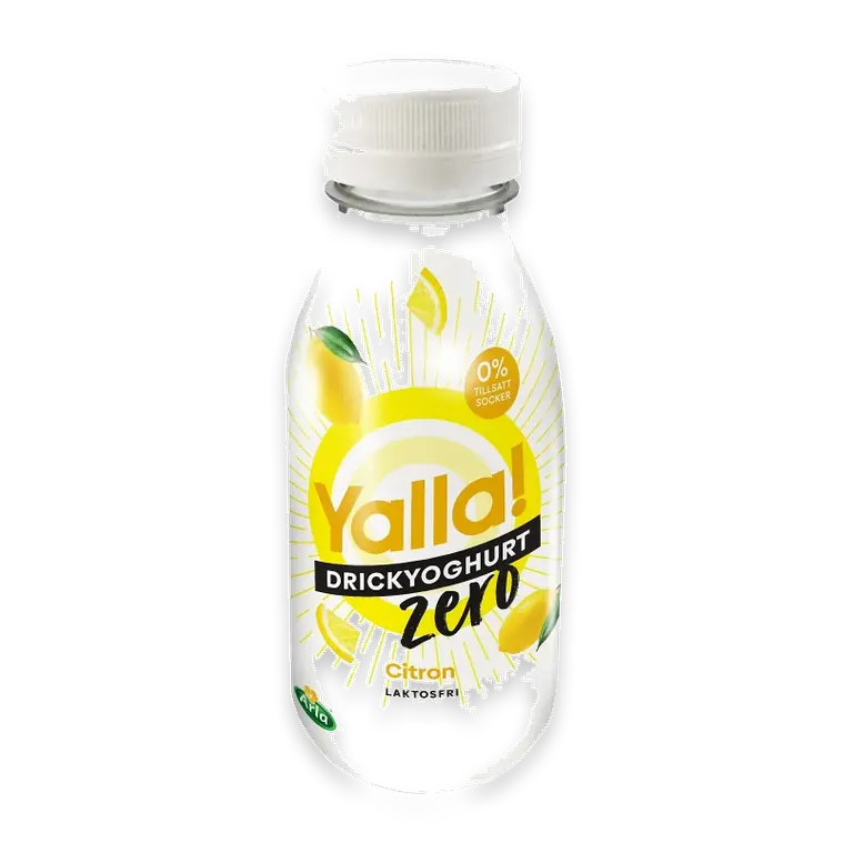 Drickyoghurt Citron Zero Laktosfri 0,3% 350ml Yalla®
